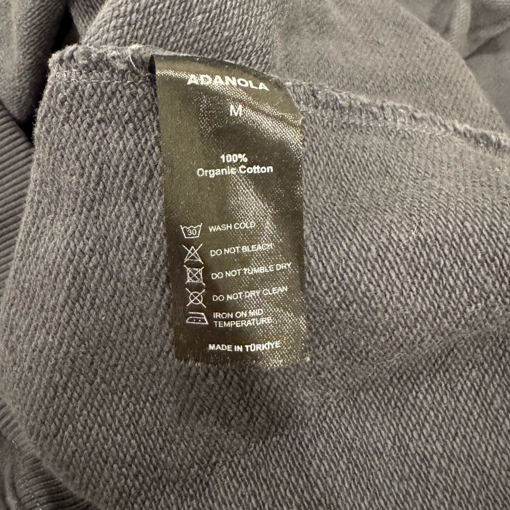 Adanola Varsity Oversized Sweatshirt in Midnight Blue - Picture 4 of 4